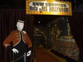 The Monroe County Historical Center Museum exhibit features tons of cinematic artifacts from the silent era to modern times. Photo by Ronni Moore