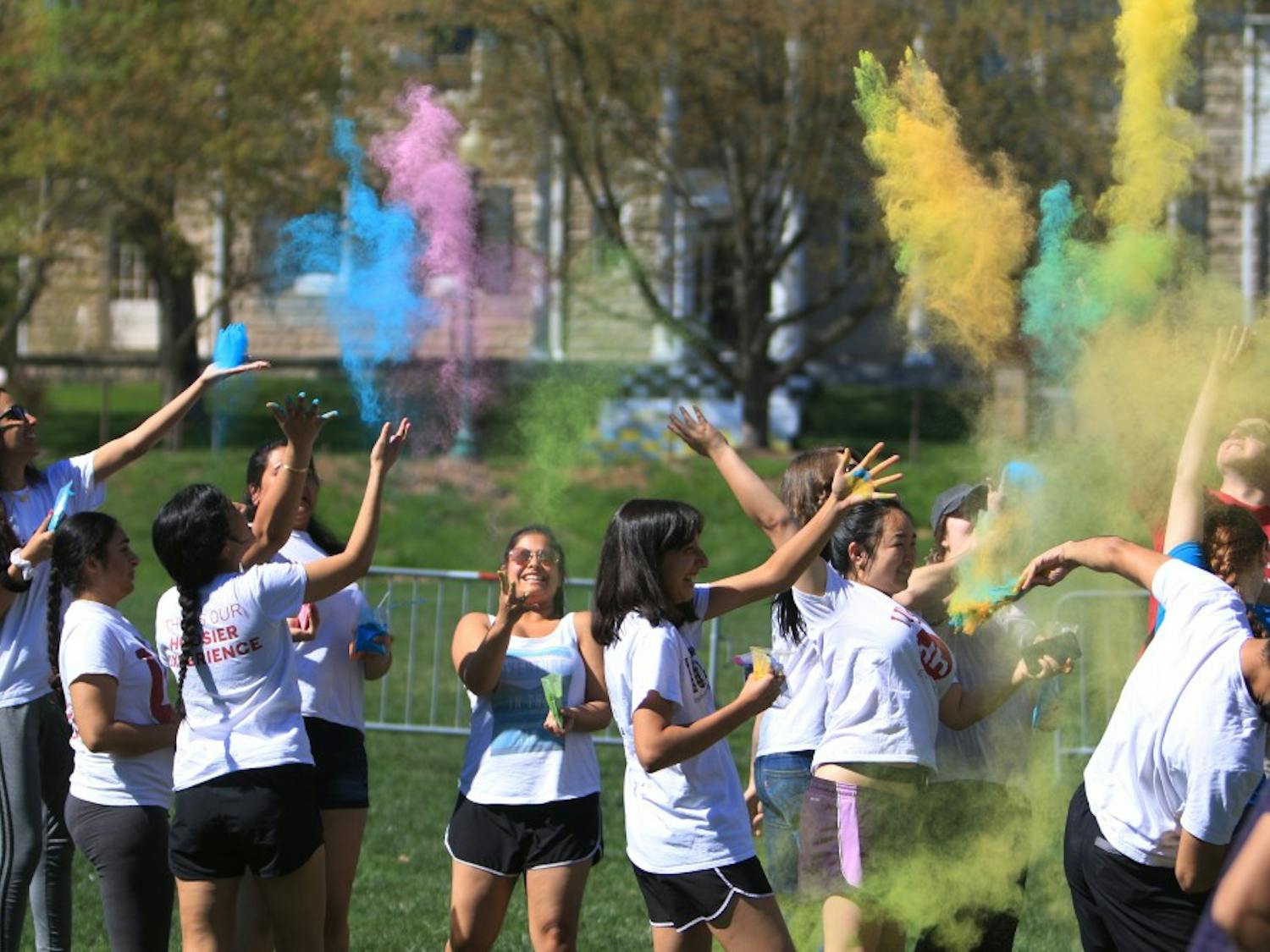 GALLERY: Students and community members celebrate Holi with a festival of color