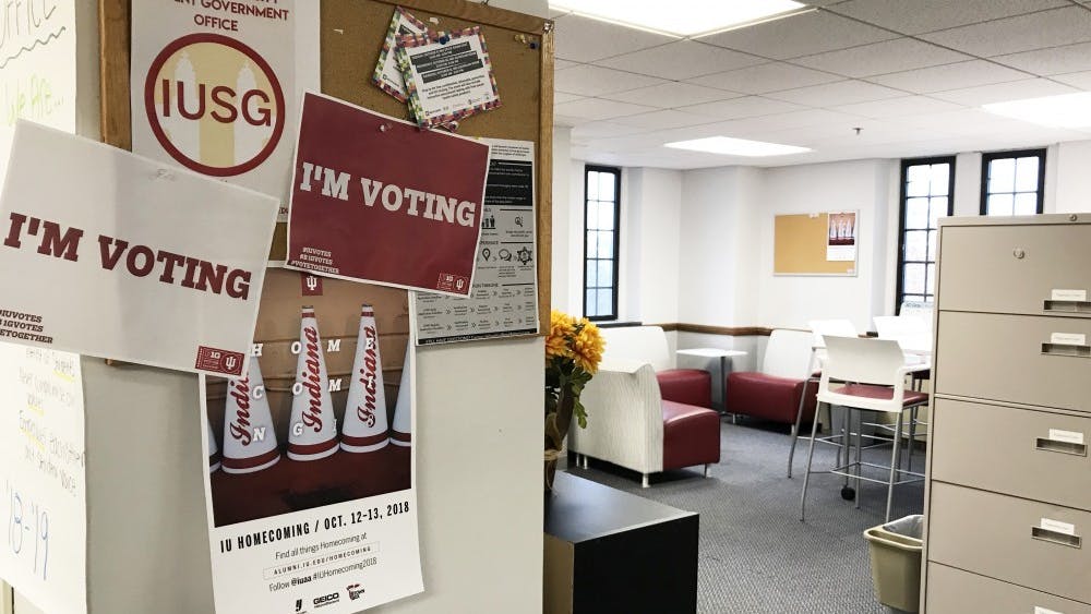 The IU Student Government office is located in the Student Activities Tower of the Indiana Memorial Union. The IUSG Election Commission said it will investigate three of the 18 complaints the Inspire campaign filed against the Elevate and Legacy tickets.