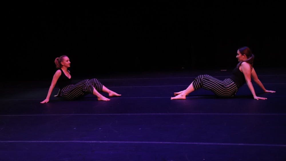 The Student Choreographers Showcase is rehearsing nearly every night this week at Wells-Metz Theatre for future shows. The students practice for hours to get their moves correct.&nbsp;