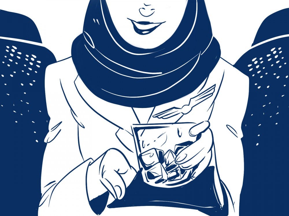 Muslim flight attendant