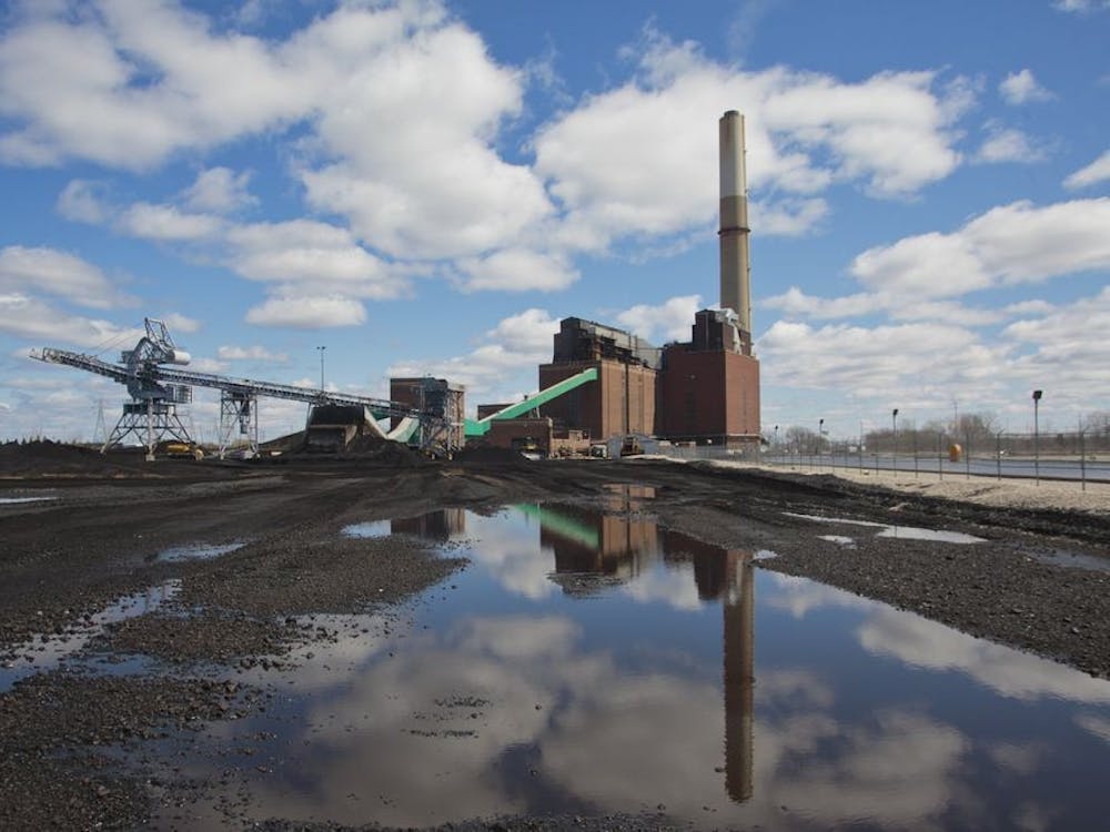 A few tons of coal remain on the coal field at B.C. Cobb Plant on April 12, 2016, in Muskegon, Michigan. A power grid that services much of the Midwest, including Indiana, is at high risk of not meeting demand this summer, according to a report from the North American Electric Reliability Corporation. 