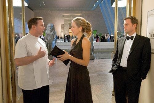 "I'm basically funnier than Greg over there because I'm British, and he's not."