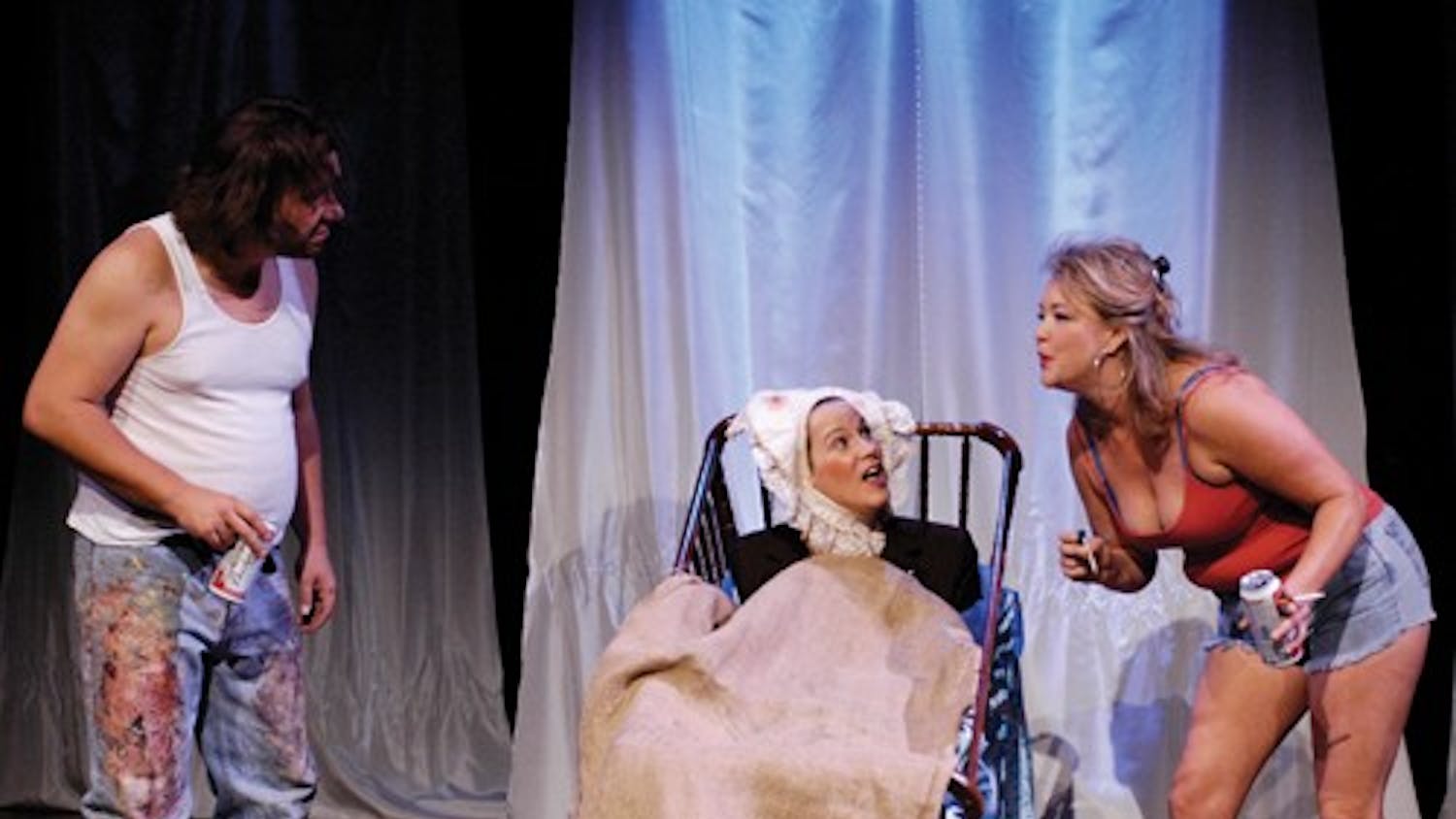 Chris Eller Photography
Courtesy Photo
(L to R) Ben Gougeon, Diane Kondrat and Carmen Meyers in "Miss Witherspoon" at the Waldron.