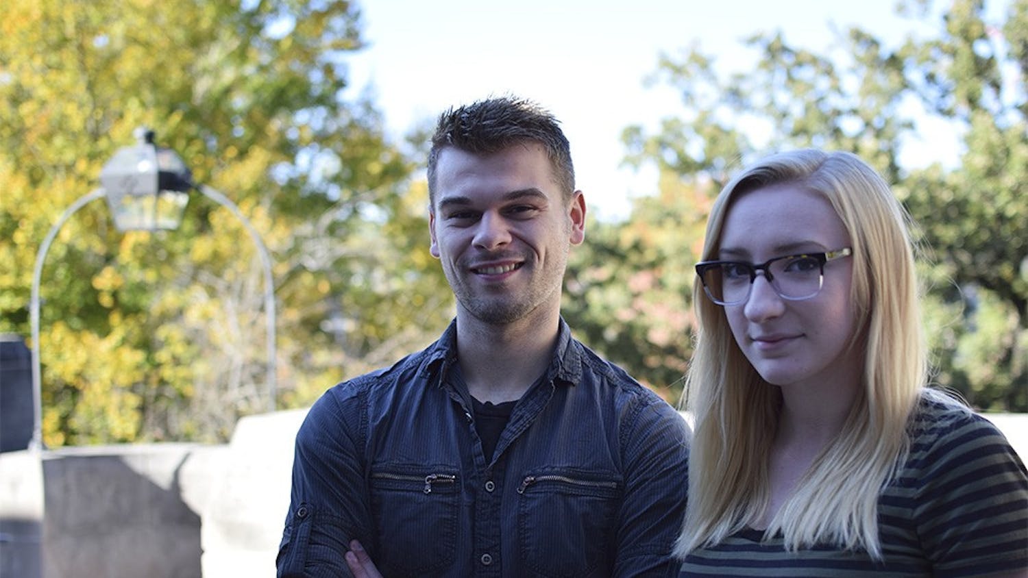 Senior telecommunications majors Matthew Brezina and Emelie Flower have been working on their short film series "Vanguard" since last year. The series focuses on the lives of individuals that are related to the vigilante called Vanguard and how the individuals are affected by him.