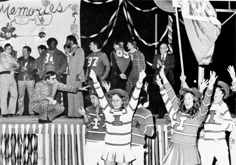 Pep rally, 1977