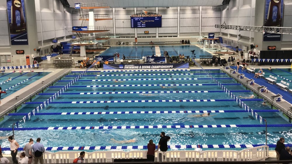 The IU women&#x27;s swimming and diving team competes on March 22 in the Lee and Joe Jamail Swimming Center in Austin, Texas. The meet takes place March 20-23. 