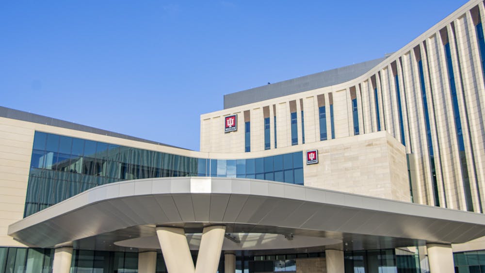 The southeast entrance of the IU Health Bloomington Hospital is seen on Jan. 20, 2022. A shortage of dementia care workers in Indiana will affect families and their ability to provide high quality care for loved ones in need.
