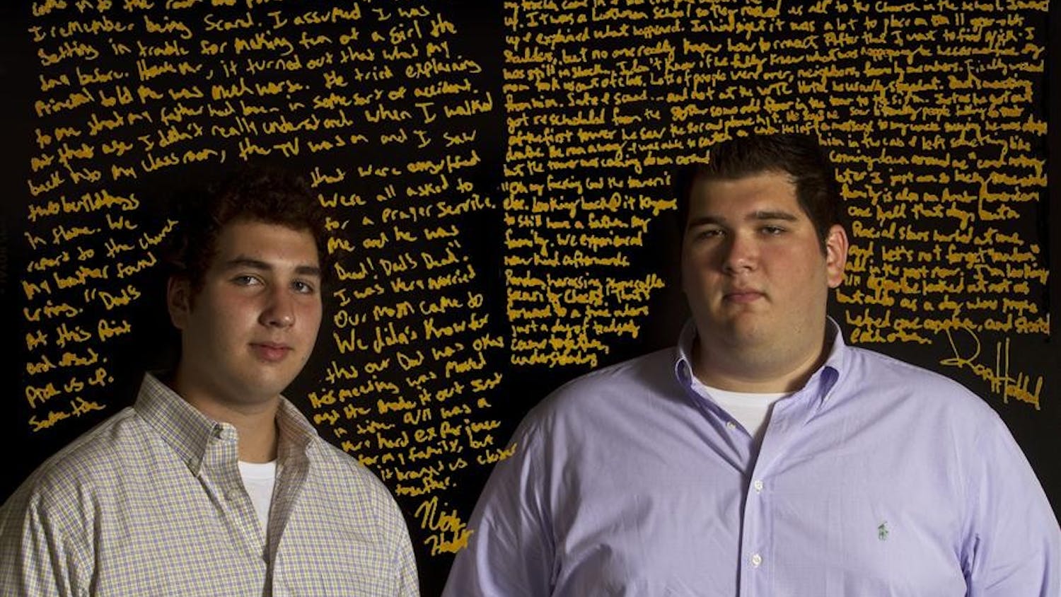 Dan Haddad, senior, and Nick Haddad, freshman