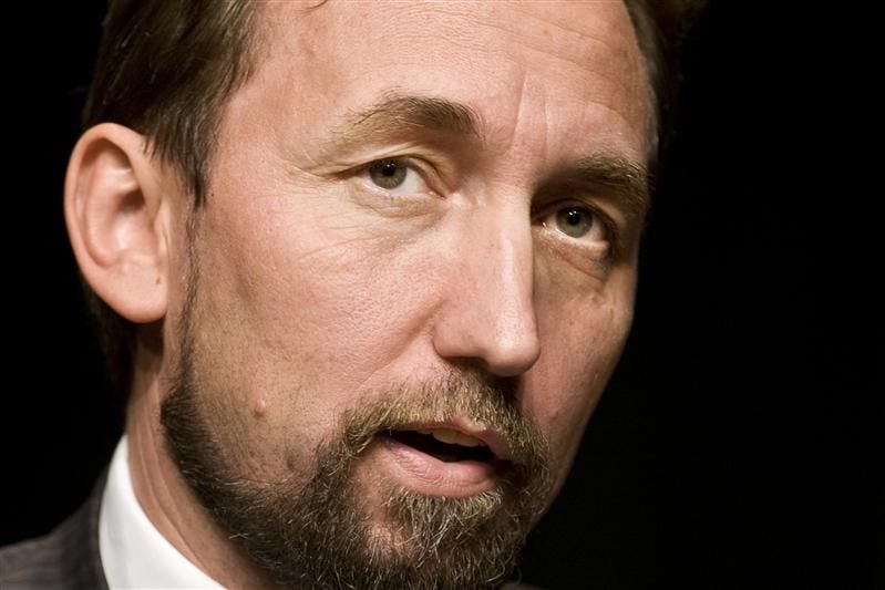 Prince Zeid Ra'ad Zeid Al-Hussein, the Jordanian Ambassador to the United States, speaks about the future of the the Middle East on Monday evening in the Whittenberger Auditorium.