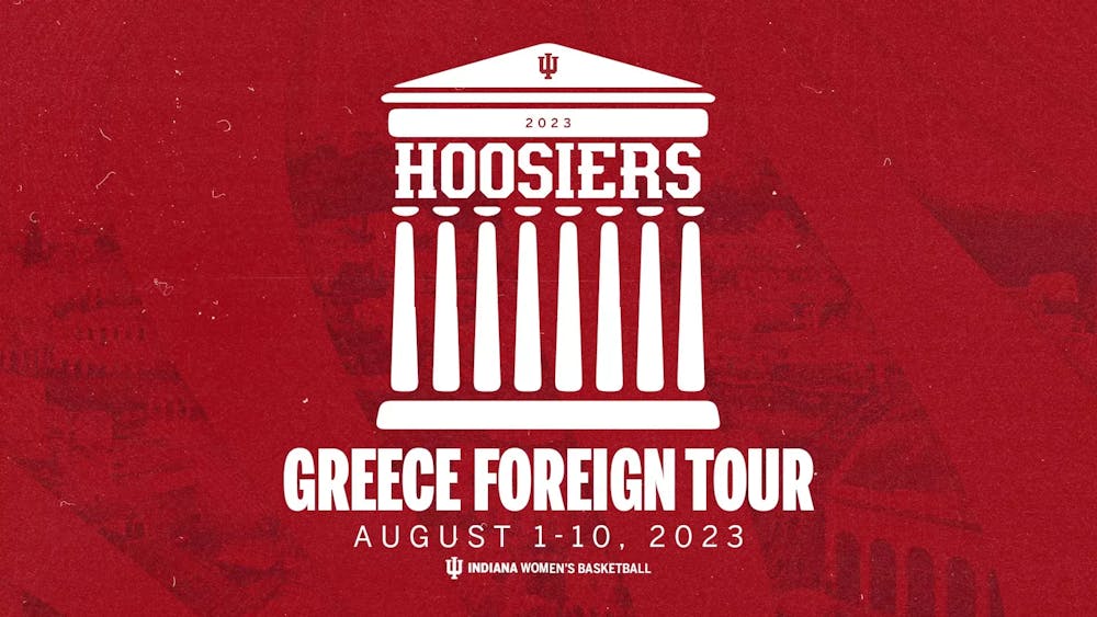Indiana women's basketball will tour Greece from August 1-10, the program announced Thursday. The Hoosiers will play two exhibition games, one in Athens and one in Patras. 