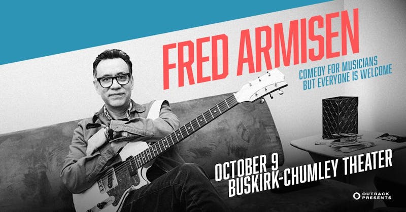PRESS RELEASE: Fred Armisen Brings “Comedy For Musicians But Everyone Is Welcome” to the Buskirk-Chumley Theater on October 9