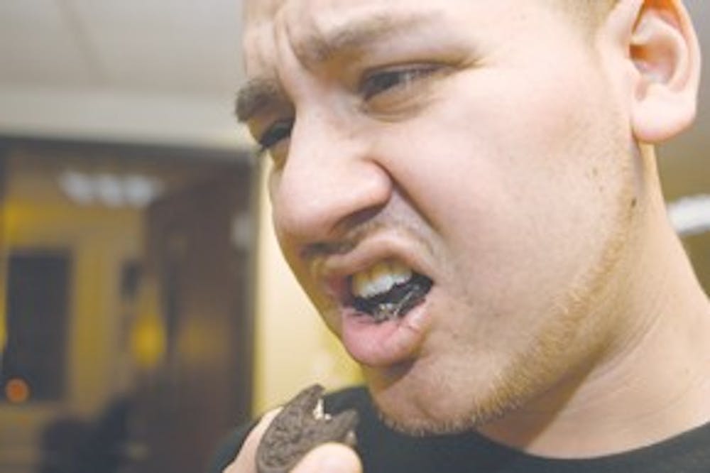 Before you bite down on your next Oreo, follow our step-by-step demonstration of how this practical joke is executed. If you’re not careful, you could end up like this guy.