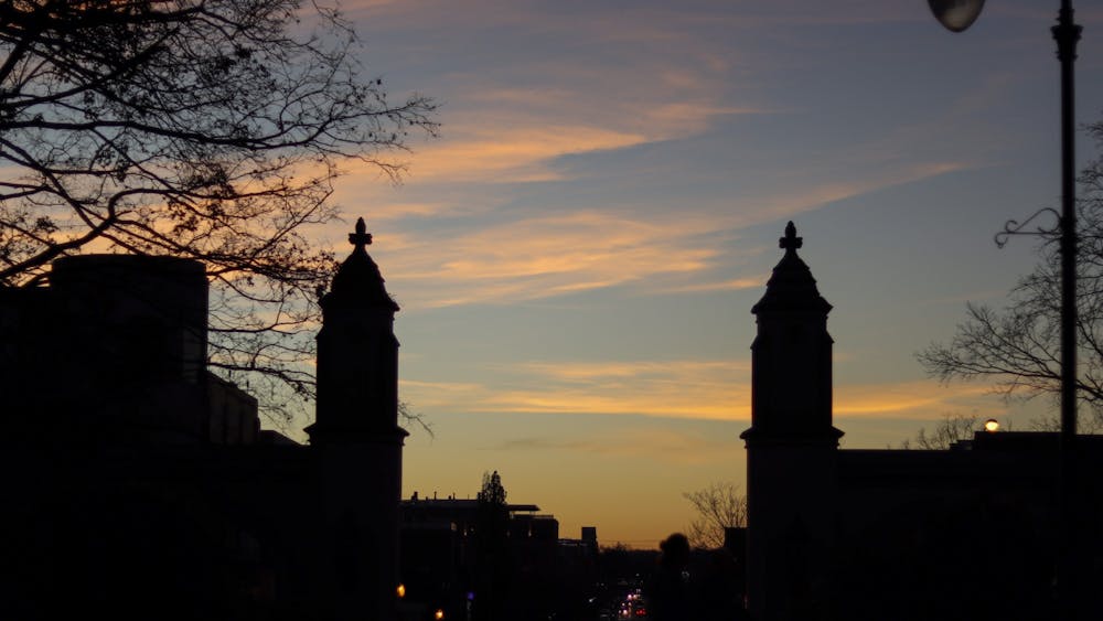 Sample Gates as the sun sets Nov. 6, 2022. U.S. Sen. Marco Rubio, R‑FL. purposed the Sunshine Protection Act which would remove the need to reset clocks twice a year.  