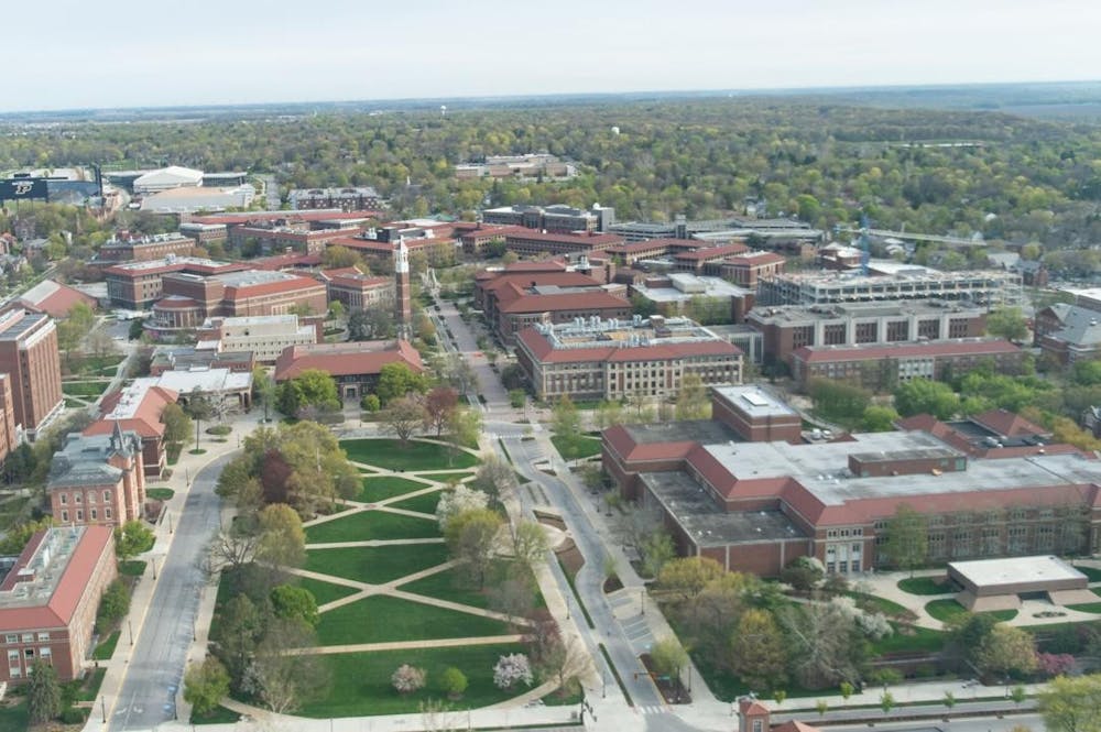 <p>The Purdue campus is pictured. Tippecanoe Circuit Judge Sean Persin issued an order April 10, 2023, determining the Purdue University student charged with the murder of his roommate in October lacks comprehension to stand trial.</p>
