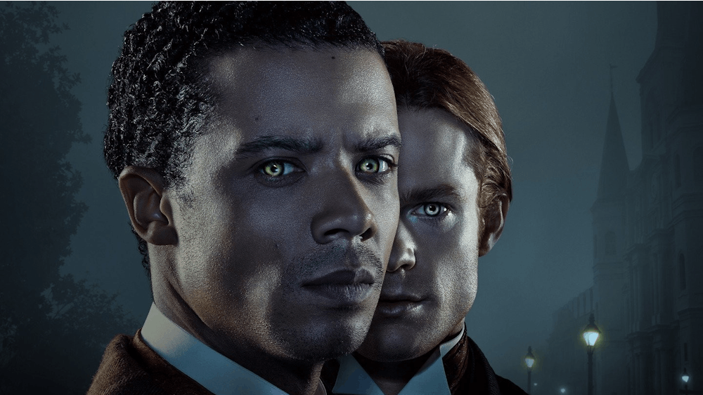 Actors Sam Reid and Jacob Anderson﻿ are seen in a publicity still for season one of &quot;Interview with the Vampire.&quot;