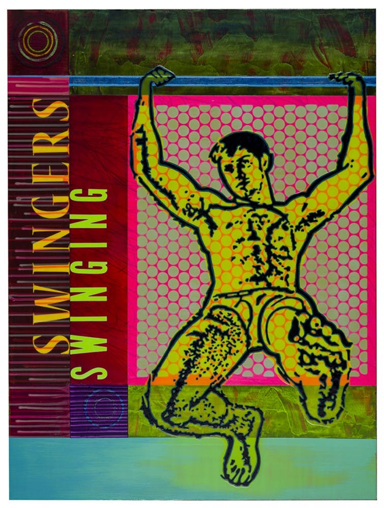 "Swingers Swinging" by Tom Hill will be one of the pieces featured in the Kinsey Institute Juried Art Show on Friday in the Grunwald Gallery of Art.