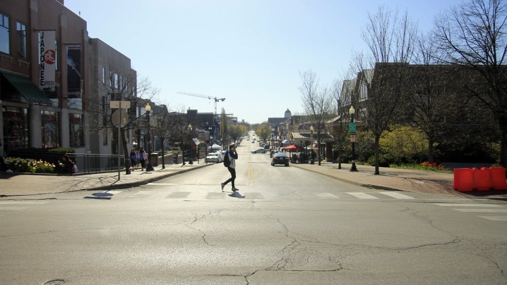 Many Bloomington businesses have a location on Kirkwood Avenue, located near the Sample Gates. Some of these business include: Urban Outfitters, Nick's English Hut and Chipotle.&nbsp;