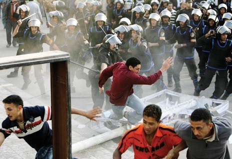 Mideast Egypt Strike 