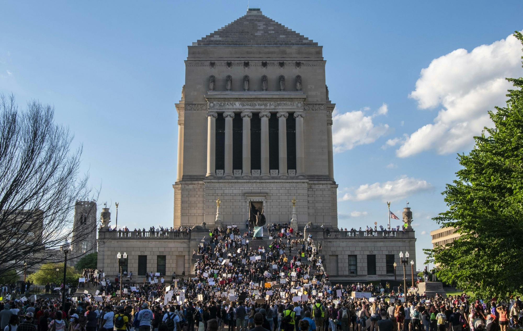 GALLERY: Protests continue in downtown Indianapolis on May 30