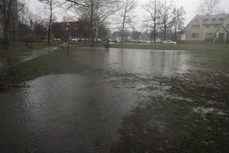 overflowing dunn meadow jordan river