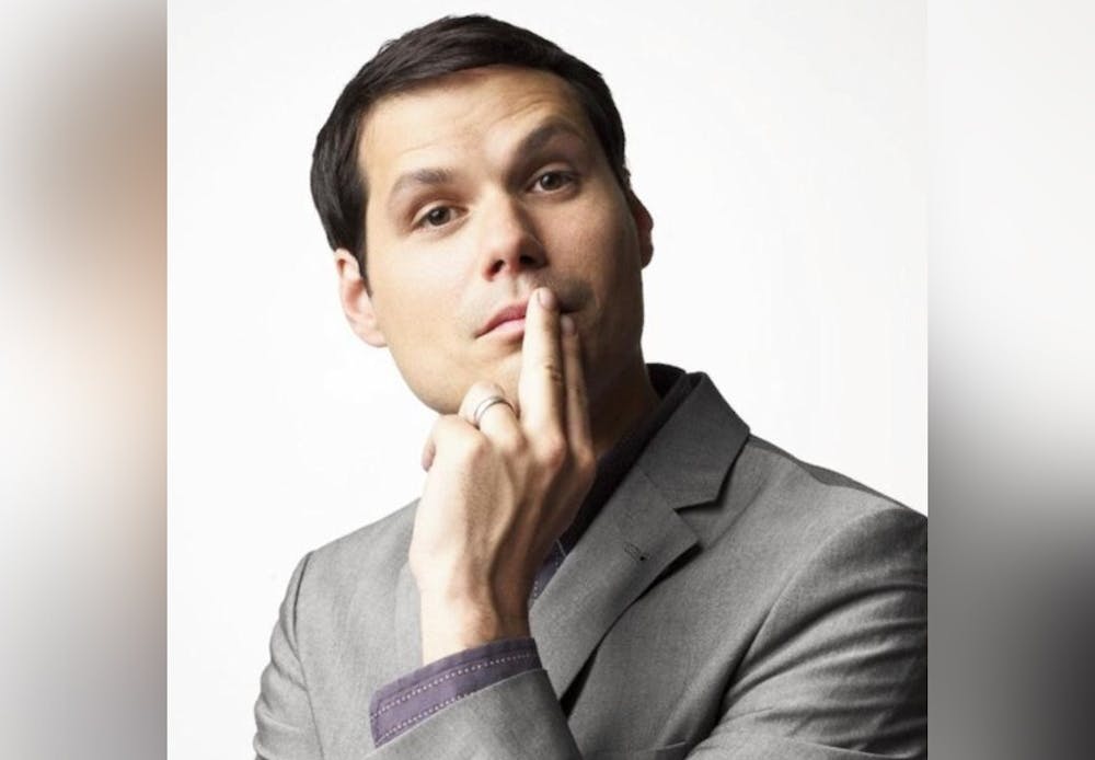 Comedian Michael Ian Black poses for a portrait. Black will return to Bloomington on May 26-28 to perform at the Comedy Attic.