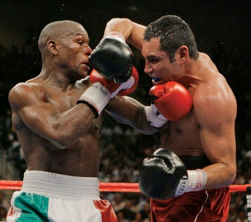 De La Hoya Mayweather Boxing