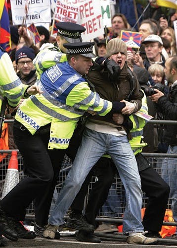 BRITAIN OLYMPIC TORCH