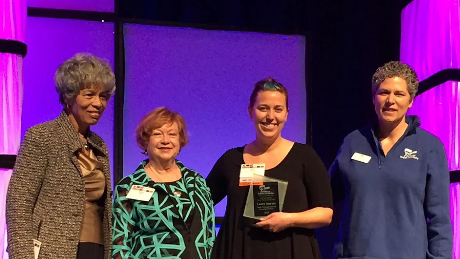PRIDE youth programs director Laura Ingram was named Indiana Youth Worker of the Year Wednesday. Ingram started the Prism Youth Community in 2013 in order to give people a comfortable atmosphere to discuss LGBTQ issues and provide support and guidance.