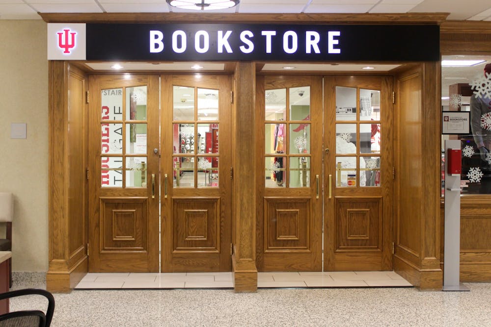 <p>The IU Bookstore is seen Dec. 12, 2022, ﻿inside of the Indiana Memorial Union. The three-story bookstore houses IU gear from clothing to kitchenware.</p>