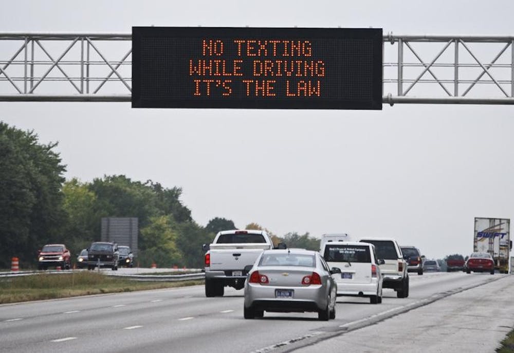 No texting while driving