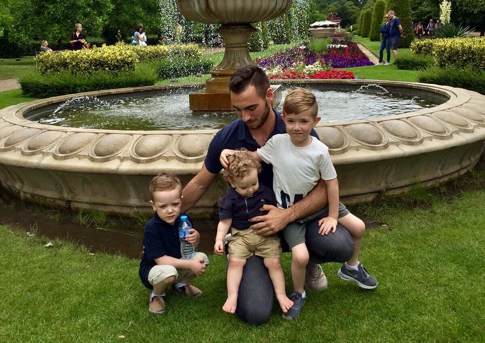 In London, junior Zaid Karabatak plays with his cousins on the holy Muslim holiday Eid. Karabatak's family said they were worried about him traveling to London because of the sentiment towards Muslims after multiple terrorist attacks.