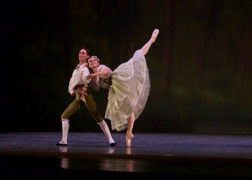 Nicholas Gray and Georgia Dalton dance in "Dances for Two." &nbsp;The ballet will play at the Musical Arts Center on Sept. 29 at 7:30 p.m. and Sept. 30 at 2 p.m. and 7:30 p.m.&nbsp;