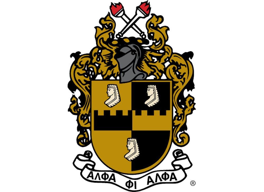 <p>The Alpha Phi Alpha crest is seen. Alpha Phi Alpha Fraternity Incorporated was placed on cease and desist for hazing on Sept. 1, 2023.</p>