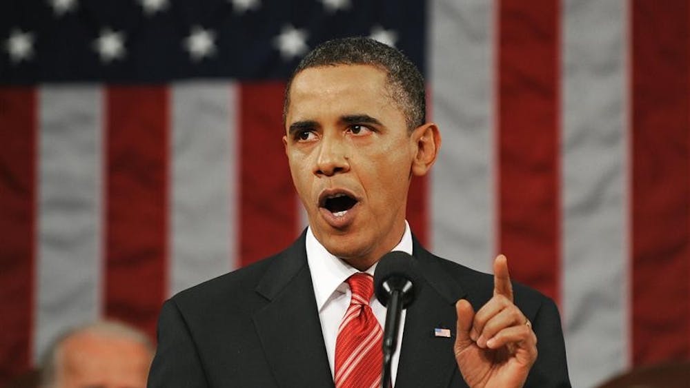 President Barack Obama delivers his State of the Union address on Capitol Hill in Washington Wednesday.