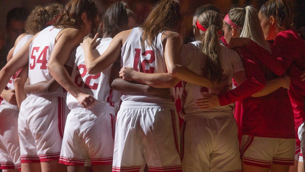 The Hoosiers huddle up before facing Kentucky Wesleyan University Nov. 4, 2022, at Simon Skjodt Assembly Hall. The Hoosiers lost to Michigan State 83-78 on Dec. 29, 2022. 