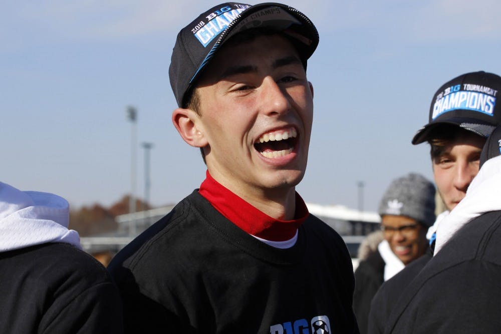 Men's soccer wins Big Ten Tournament title, beating Michigan 3-0