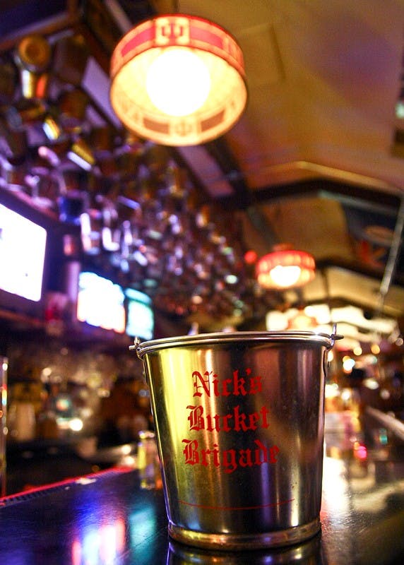 Chris Pickrell • Weekend
Nick's English Hut on Kirkwood Avenue features food, drinks and games.