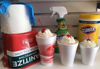 The family-owned business Diamond K Sweets has been making hand sanitizer for emergency workers and Owen County residents from their store in Spencer, Indiana. The chocolate and candy store was about to open a new branch in Bloomington before the COVID-19 pandemic shut  down businesses. 