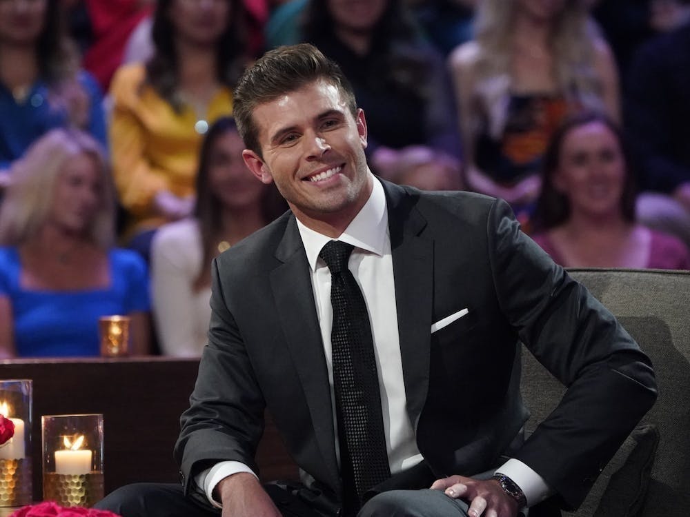 Zach Shallcross from ABC’s “The Bachelor” is pictured. In week 10 of the show, Zach handed out his final rose.
