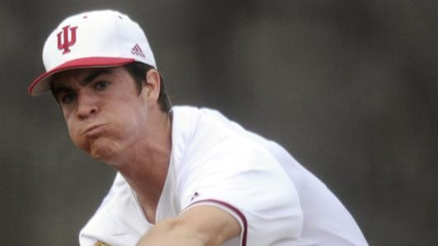 IU pitcher Marshall Gorham throws to a Morehead State batter during IU's 18-3 win Tuesday at Sembower Field.