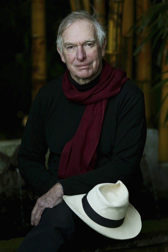 Australian director Peter Weir poses in the backyard of his Palm Beach home for a photo shoot for DGA magazine on June 12, 2010 in Sydney, Australia.