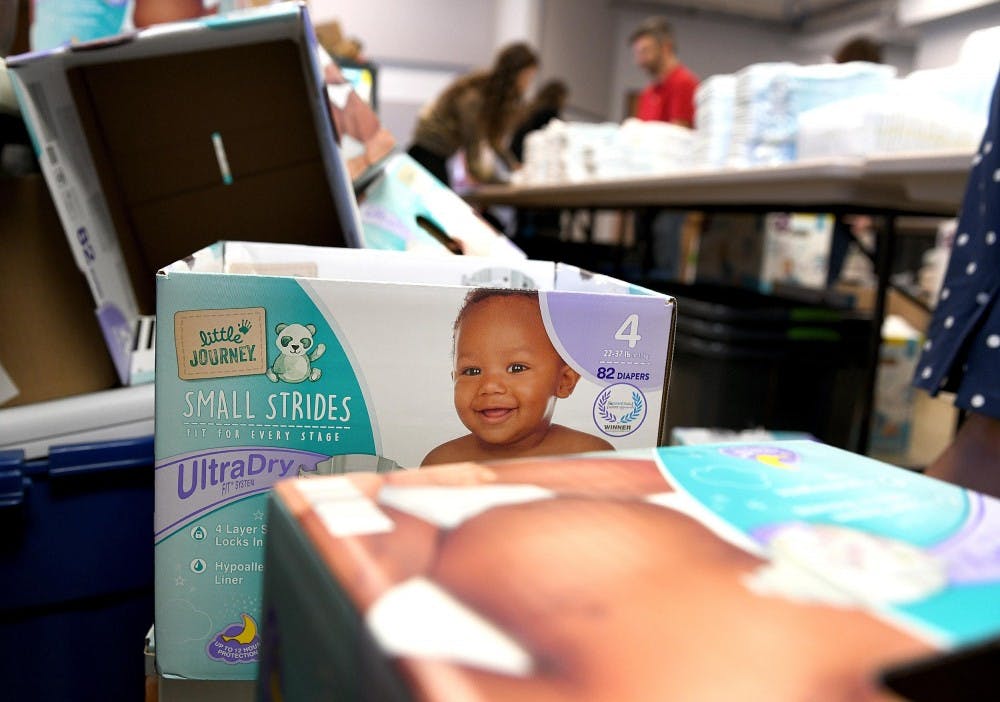 <p>Families in Indiana have had problems getting diapers for their children.</p>