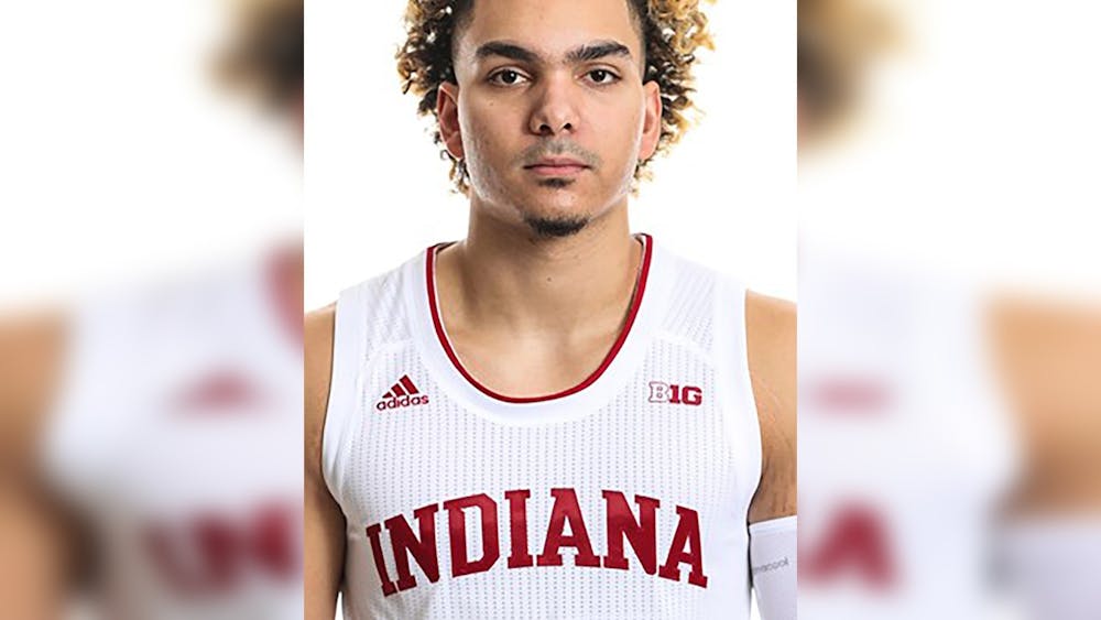 Redshirt junior guard Parker Stewart poses for a headshot. Stewart, who did not play last season, announced Wednesday in a Twitter post he will return for the 2021-22 season.