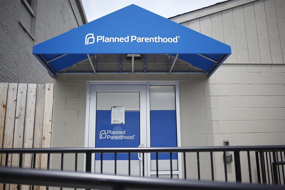 Bloomington's Planned Parenthood, located on S. College Ave, is the only facility in the state that uses volunteer escorts to accompany clients to the clinic's door.