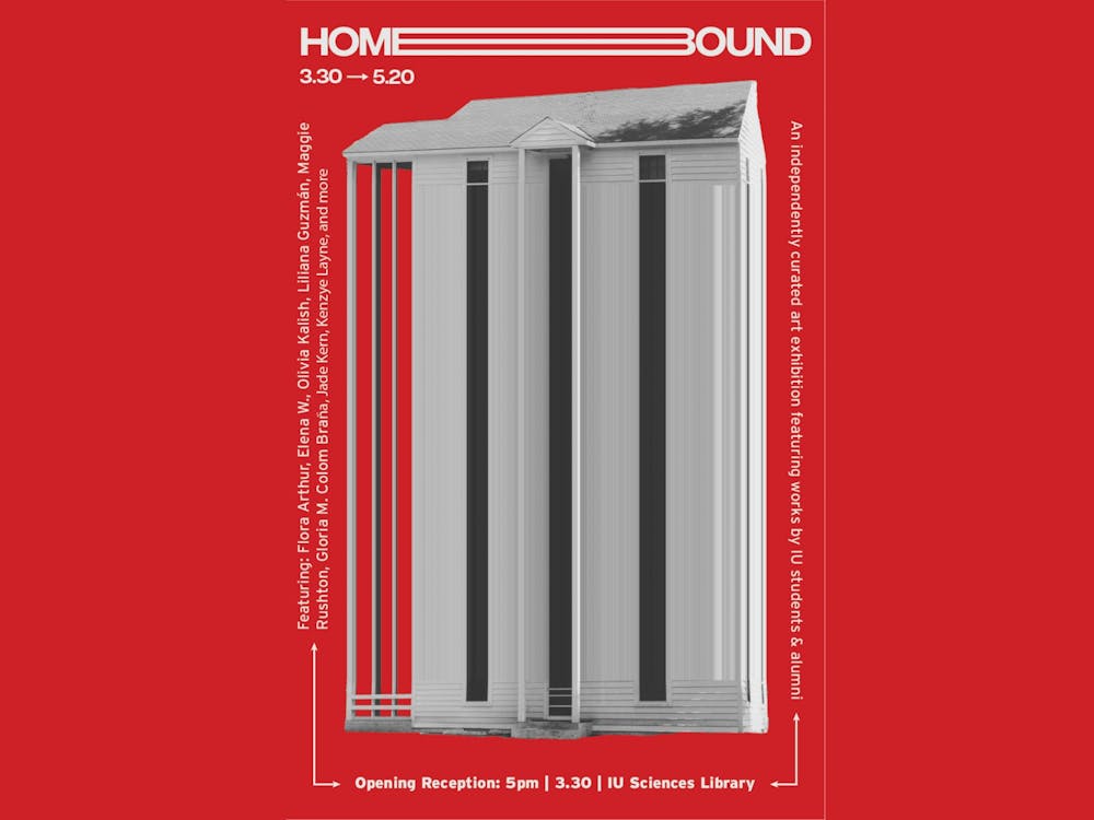 &quot;Home Bound&quot; is an independently-curated art exhibit featuring artwork by students and alumi. The exhibit will open on March 30, 2023, at the IU Sciences Library. 