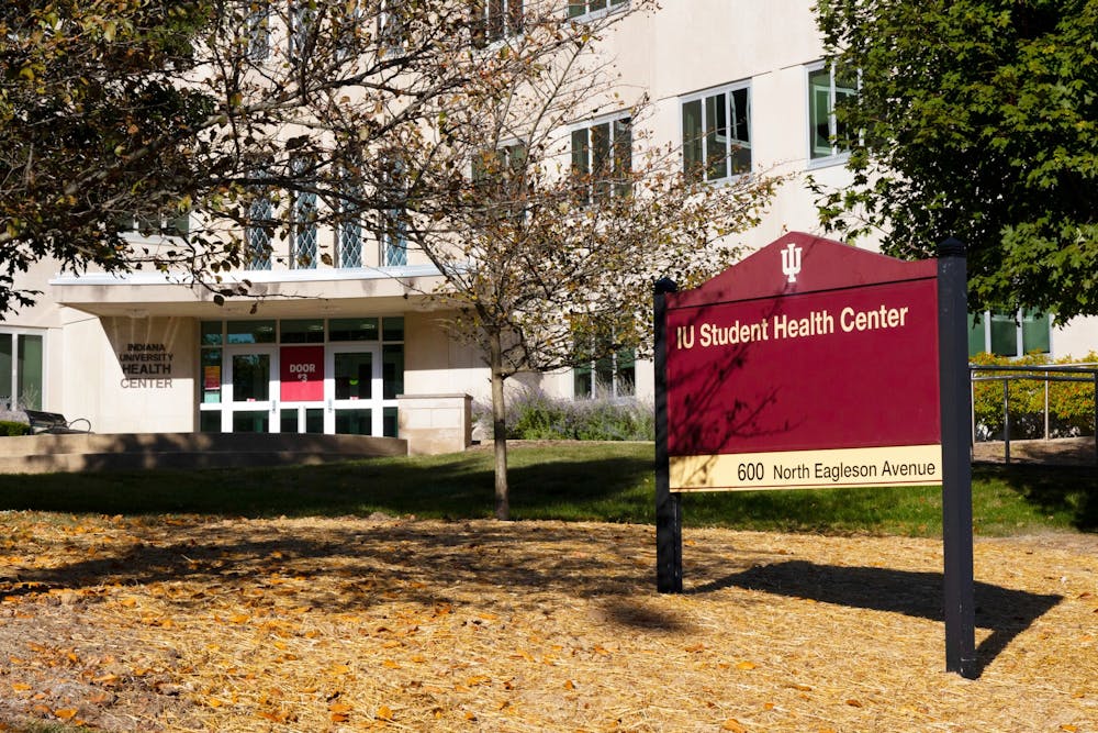 <p>The IU Student Health Center is seen Oct. 9, 2022. IU Counseling and Psychological Services will be hosting clinics, testings and other events during November.</p>