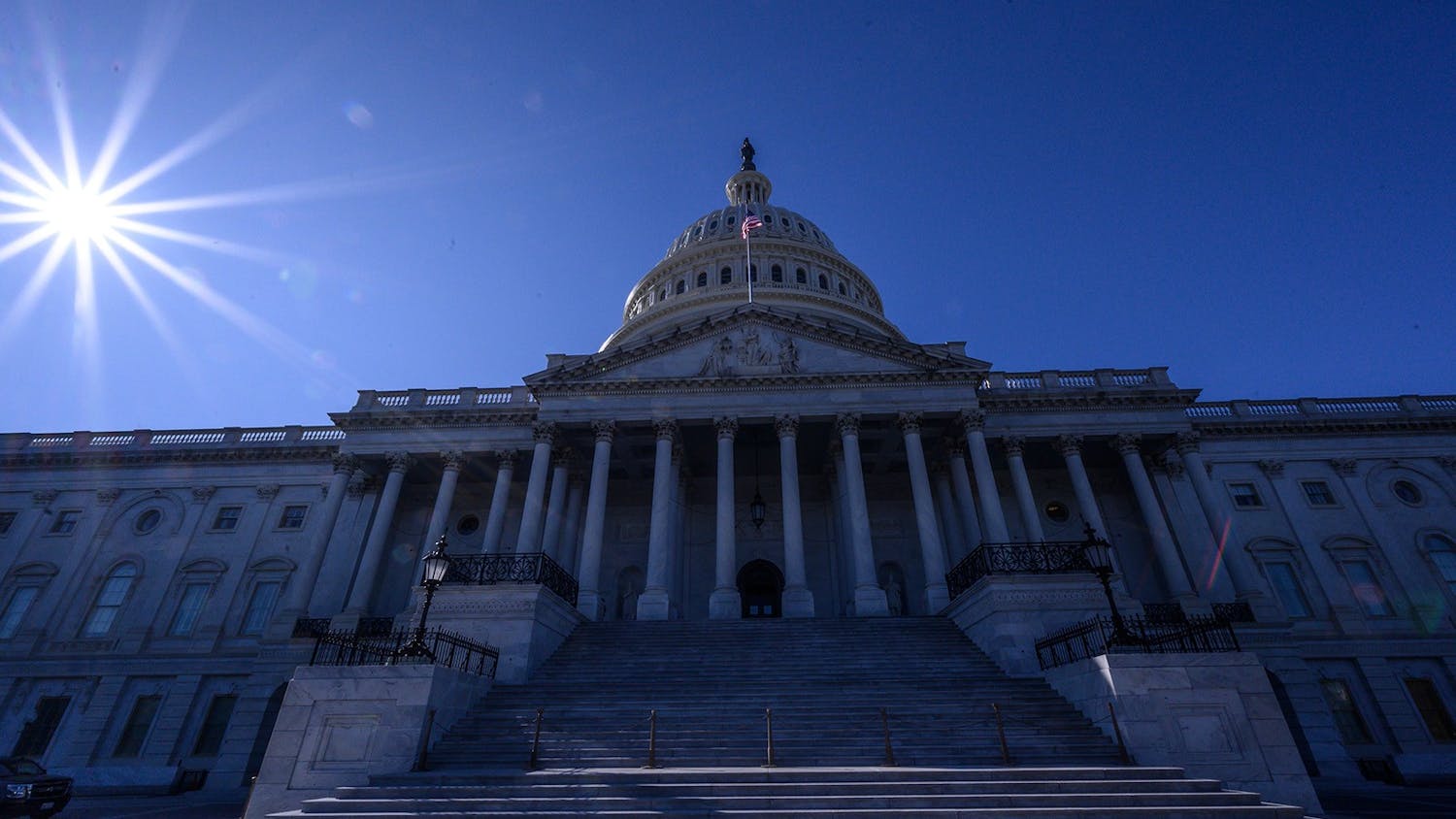 The sun shines over the U.S. Capitol Building on Nov. 1 in Washington, D.C.