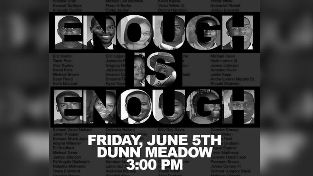 A protest is planned for Friday, June 5 at 3:00 p.m. in Dunn Meadow. Protests are happening regularly across the country in response to the killing of George Floyd May 25 by Minneapolis police.