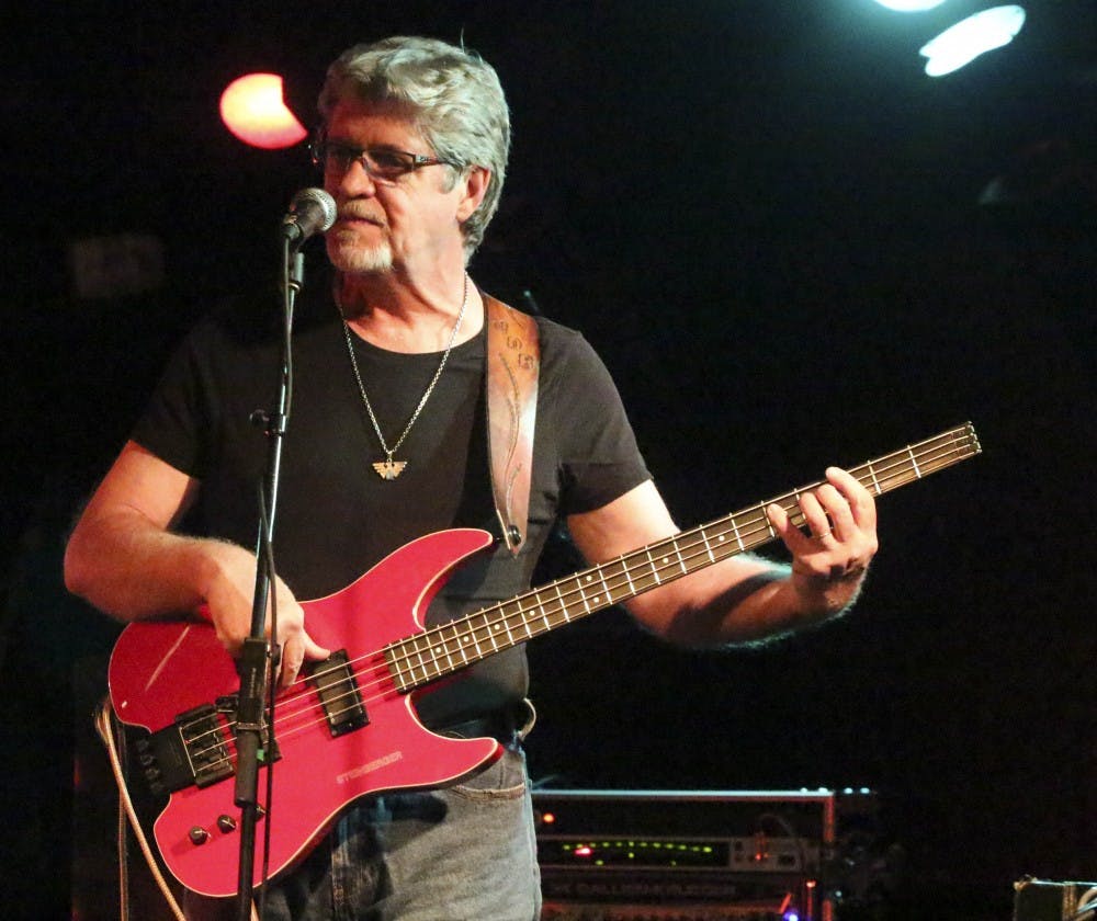 Jerry Bridges, a member of Waymore’s Outlaws, performs Friday night at the Bluebird. This is a stop of the Shooter Jennings and Waymore’s Outlaws tour. 